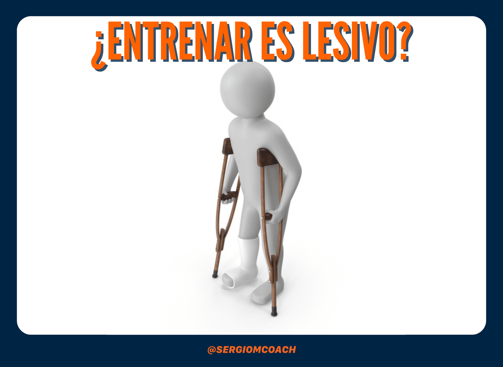 Entrenar es lesivo